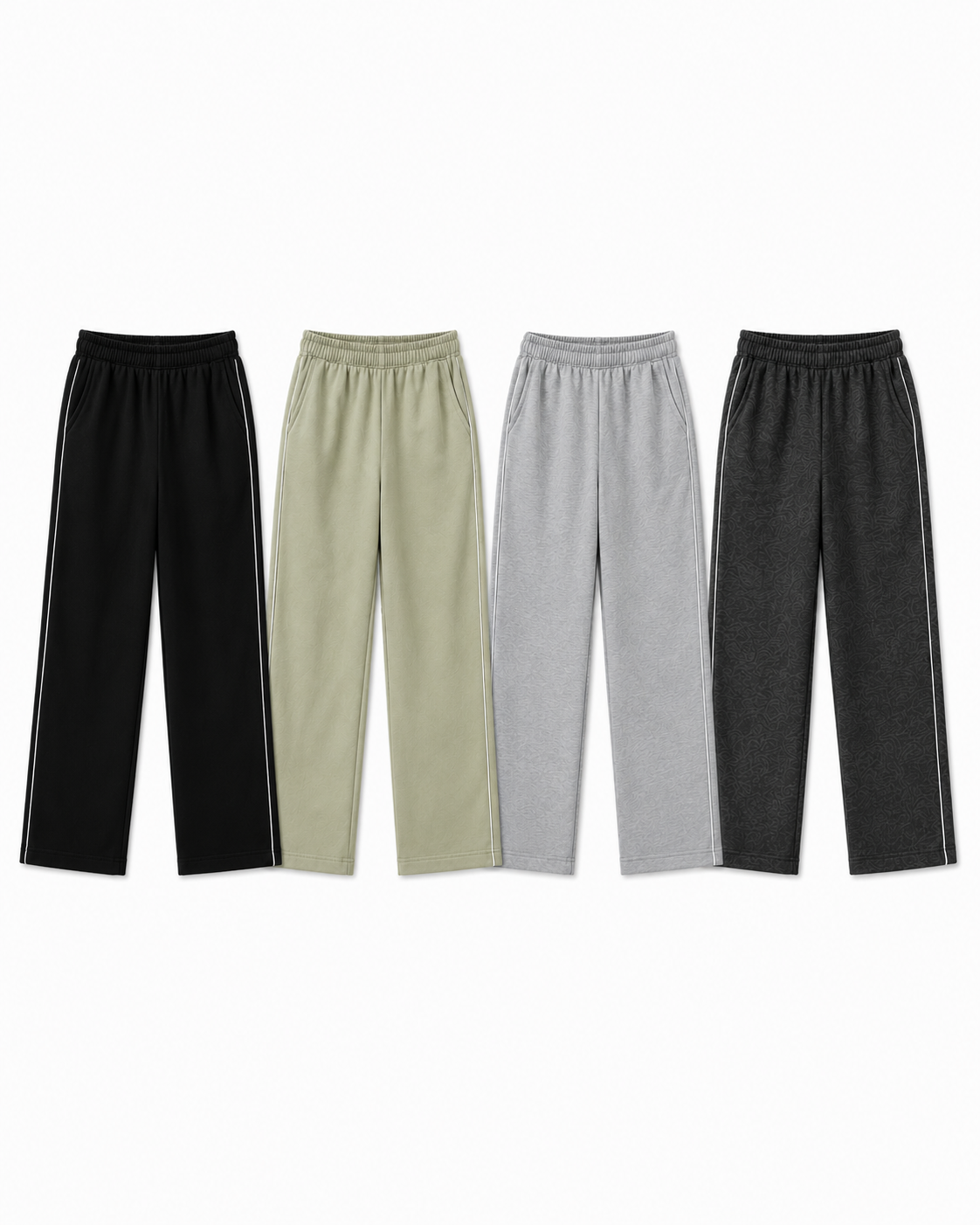 Boys Cotton Trousers-Any Color (Pack of 4)