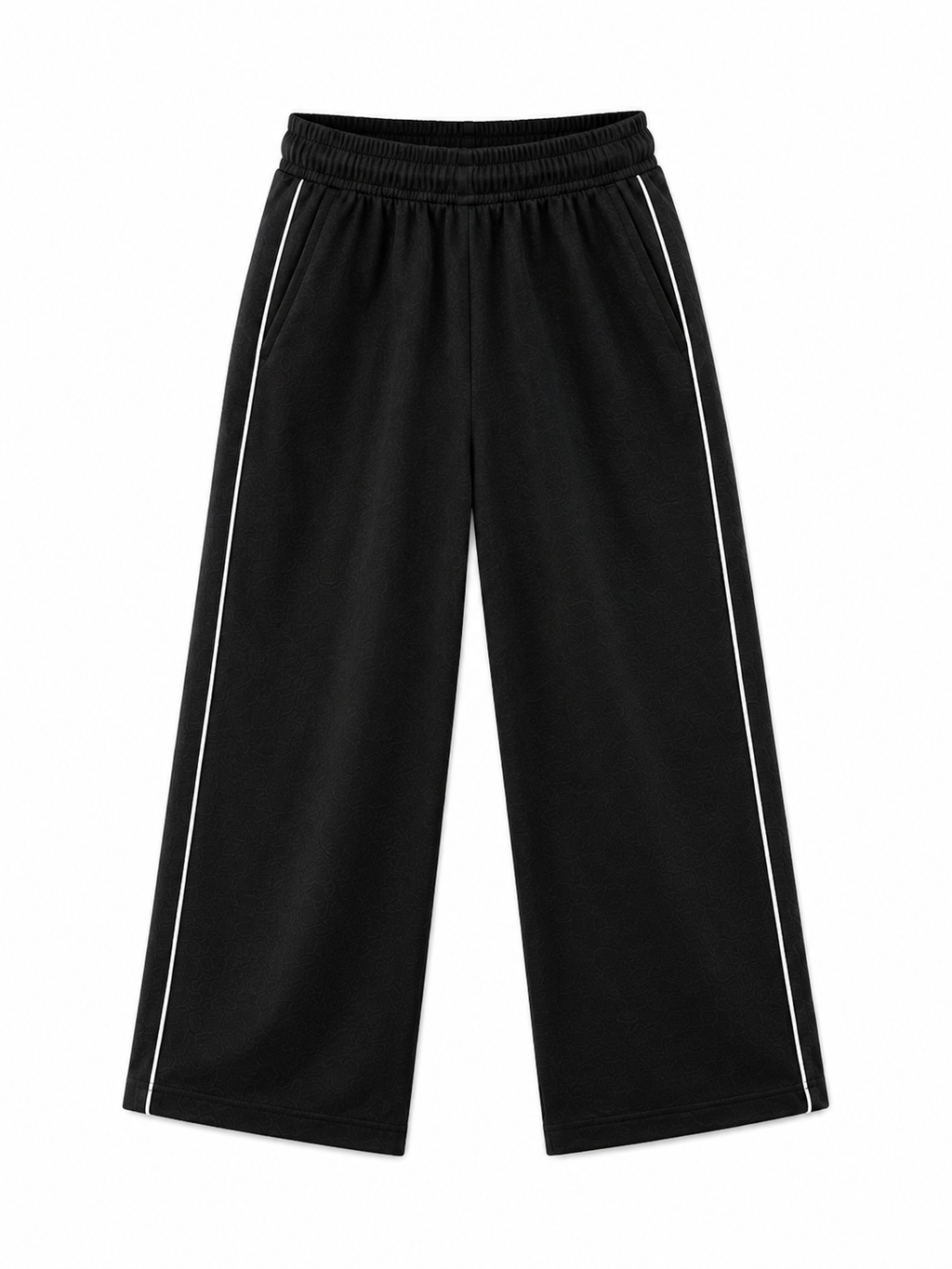 Kids Black Cotton Track Pants | Comfortable Everyday Trousers