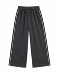 Kids Charcoal Grey Cotton Track Pants | Comfortable Everyday Trousers
