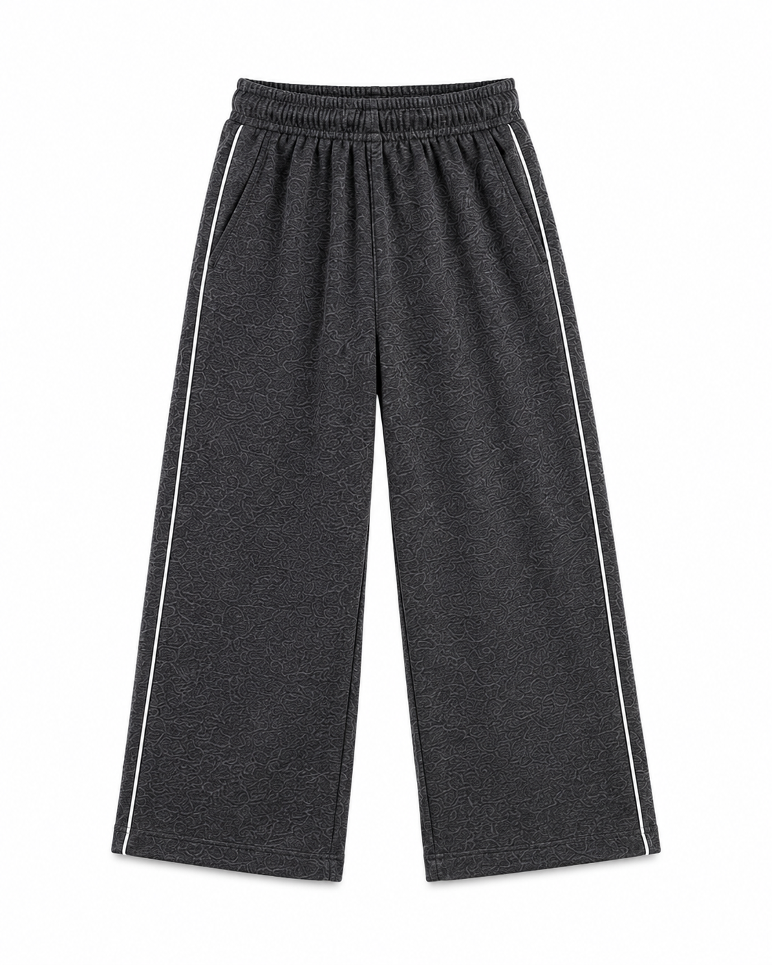Kids Charcoal Grey Cotton Track Pants | Comfortable Everyday Trousers