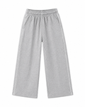 Kids Light Grey Cotton Track Pants | Comfortable Everyday Trousers